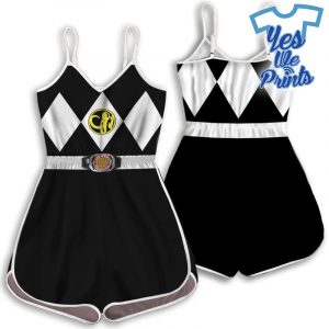 3D-Black-Mighty-Morphin-Power-Ranger-Custom-Romper-For-Women-1