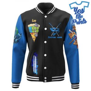3D-Blue-Leonardo-TMNT-Leo-Cosplay-Custom-Name-Baseball-Jacket-1