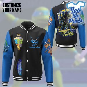 3D-Blue-Leonardo-TMNT-Leo-Cosplay-Custom-Name-Baseball-Jacket