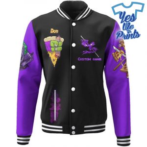 3D-Pizza-Donatello-TMNT-Don-Donnie-Cosplay-Custom-Name-Baseball-Jacket-1