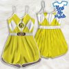 3D-Yellow-Mighty-Morphin-Power-Ranger-Custom-Romper-For-Women-1