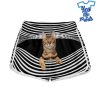 Bengal-Cat-Stripes-3D-Custom-Women-Beach-Shorts-Swim-Trunk