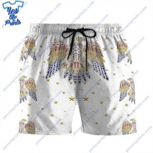 Custom Elvis Presley Suit Cosplay Men Beach Shorts-1