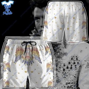 Custom Elvis Presley Suit Cosplay Men Beach Shorts
