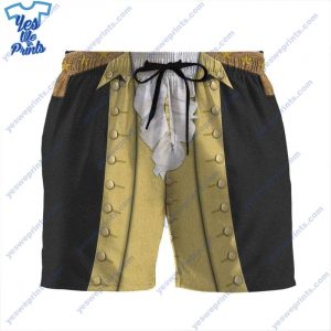 Custom 50th Anniversary Armstrong Spacesuit Cosplay Men Beach Shorts-1