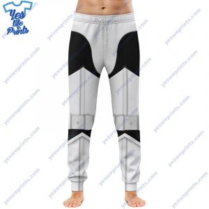 Custom Star Wars Stormtrooper Cosplay Sweatpants-1