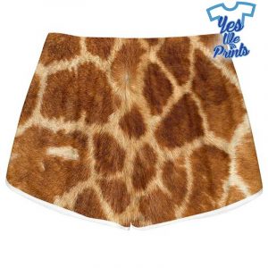Giraffe-3D-Custom-Women-Shorts-1
