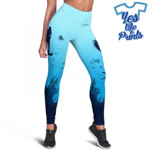 Scuba-Diving-Full-Print-Custom-3D-Leggings-For-Women