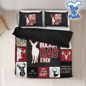 Best-Buckin-Dad-Ever-Custom-Bedding-Set-1