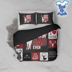 Best-Buckin-Dad-Ever-Custom-Bedding-Set