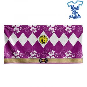Mighty-Morphin-Power-Rangers-Pink-Ranger-Custom-Beach-Towel