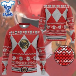 Mighty-Morphin-Red-Power-Ranger-3D-Custom-Ugly-Christmas-Sweater