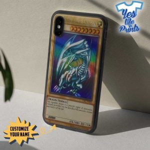 Yugioh-Ultra-Rare-1st-Edition-Blue-Eyes-White-Dragon-Card-Custom-Phone-Case