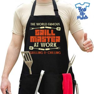 Grill-Master-At-Work-Grilling-Chilling-Bbq-Pitmaster