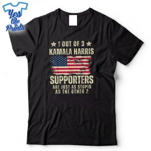 Anti-Kamala-Harris-Stupid-Joke-American-Flag-USA-Humor-Shirt