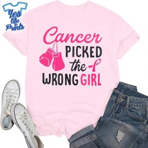 Cancer-Picked-The-Wrong-Girl-Pink-Ribbon-Breast-Cancer-Awareness-Shirt