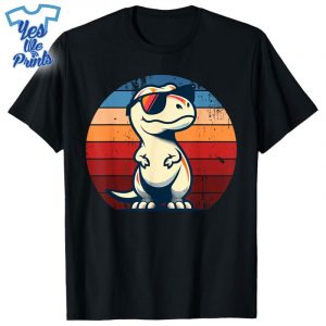 Dinosaur-T-Rex-Retro-Novelty-Men-Kids-Women-Funny-Dinosaur-Shirt