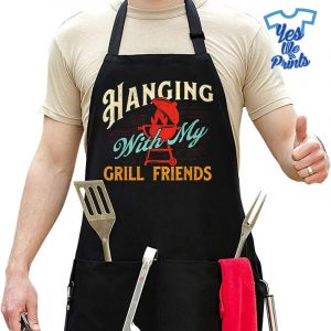 Hanging-With-My-Grill-Friends--Barbecue-BBQ-Lover-Smoker