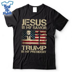 Jesus-Is-My-Savior-Trump-Is-My-President-Trump-2024-USA-Flag-Shirt