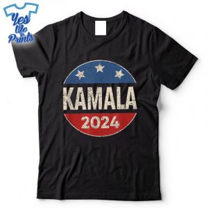 Kamala-Harris-2024-For-President-Retro-Button-Election-Shirt