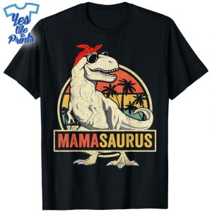 Mamasaurus-T-Rex-Dinosaur-Mama-Saurus-Family-Matching-Women-Shirt