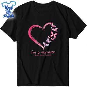 Pink-Butterfly-Heart-Im-A-Survivor-Breast-Cancer-Awareness-Shirt