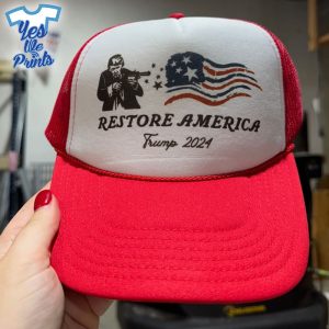 Restore-America-Trump-2024-Trucker-Hat-1