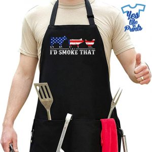 Retro-BBQ-Party-Grill-Smoker-Chef-Dad-Id-Smoke-That