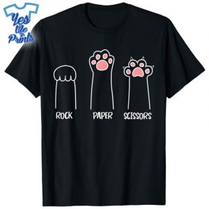 Rock-Paper-Scissors-Hand-Game-Cute-Paw-Funny-Cat-Shirt