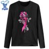 Rose-Flower-Pink-Ribbon-Breast-Cancer-Awareness-Shirt