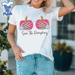 Save-The-Pumpkins-Pink-Ribbon-Breast-Cancer-Awareness-Shirt