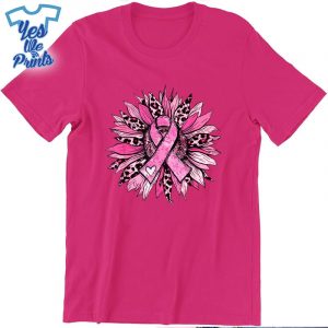 Sunflower-Pink-Breast-Cancer-Awareness-Girls-Warrior-Shirt