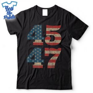 Trump-2024-45-47-Vintage-American-Flag-Retro-4547-Trump-2024-Shirt