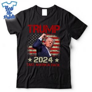 Trump-Fist-Pump-Shot-At-Trump-2024-Trump-Survives-Rally-Shirt
