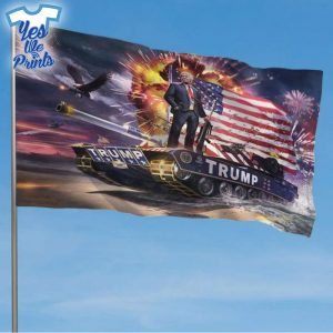Trump-Flag-2024-Donald-Trump-Standing-on-Tank
