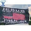 Trump-Flag-2024-Jesus-Is-My-Savior,-Trump-Is-My-President