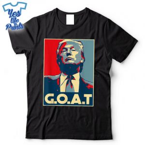 Trump-GOAT-Middle-Finger-Election-2024-Republican-Poster-Shirt