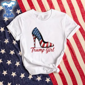 Trump-Girl-High-Heel-Stilettos-American-Flag-Trump-2024-Shirt