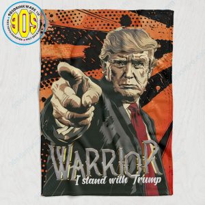 Trump-Warrior-I-Stand-With-Trump-2024-Blanket