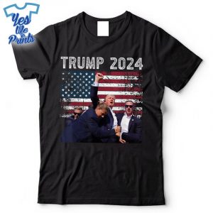 US-Flag-Donald-Trump-Election-Rally-Shooting-2024-Shirt