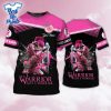 Be-a-Warrior-Breast-Cancer-Awareness-Personalized-3D-All-Over-Print-Shirt