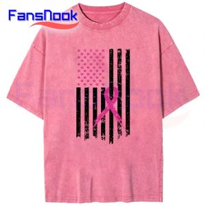 Breast-Cancer-Awareness-Pink-Ribbon-American-Flag-Mineral-Wash-T-Shirt