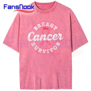 Breast-Cancer-Survivor-Pink-Awareness-Fight-Breast-Cancer-Mineral-Wash-T-Shirt