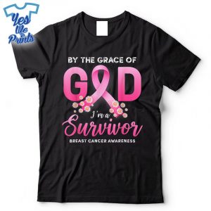 By-The-Grace-Of-God-Im-A-Survivor-Breast-Cancer-Survivor-Shirt