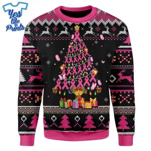Christmas-Tree-Breast-Cancer-Awareness-3D-All-Over-Print-Shirt