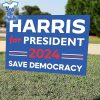 Harris-for-President-2024-Save-Democracy-Yard-Sign