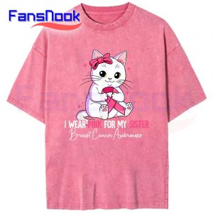 I-Wear-Pink-For-My-Sister-Breast-Cancer-Awareness-Mineral-Wash-T-Shirt