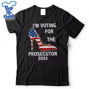 I’m-Voting-For-The-Prosecutor-High-Heel-Stilettos-US-Flag-Shirt
