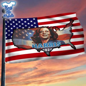 Kamala-Harris-For-President-American-Flag
