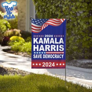 Kamala-Harris-Save-Democracy-2024-Flag